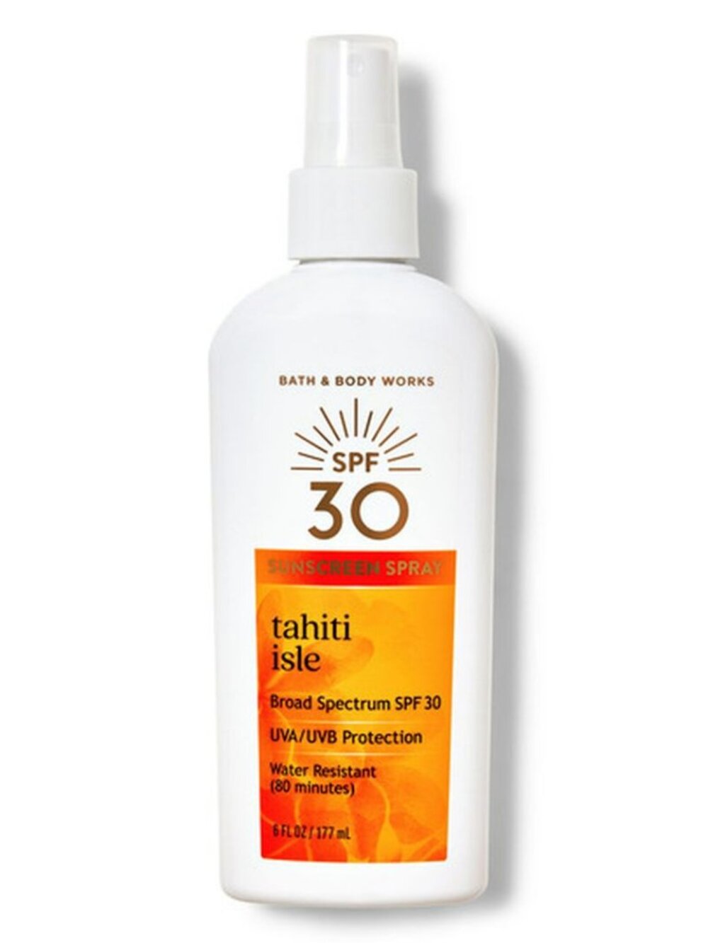 Bath & Body Works Tahiti Isle SPF 30 Sunscreen Spray Sunblock Sun Protection